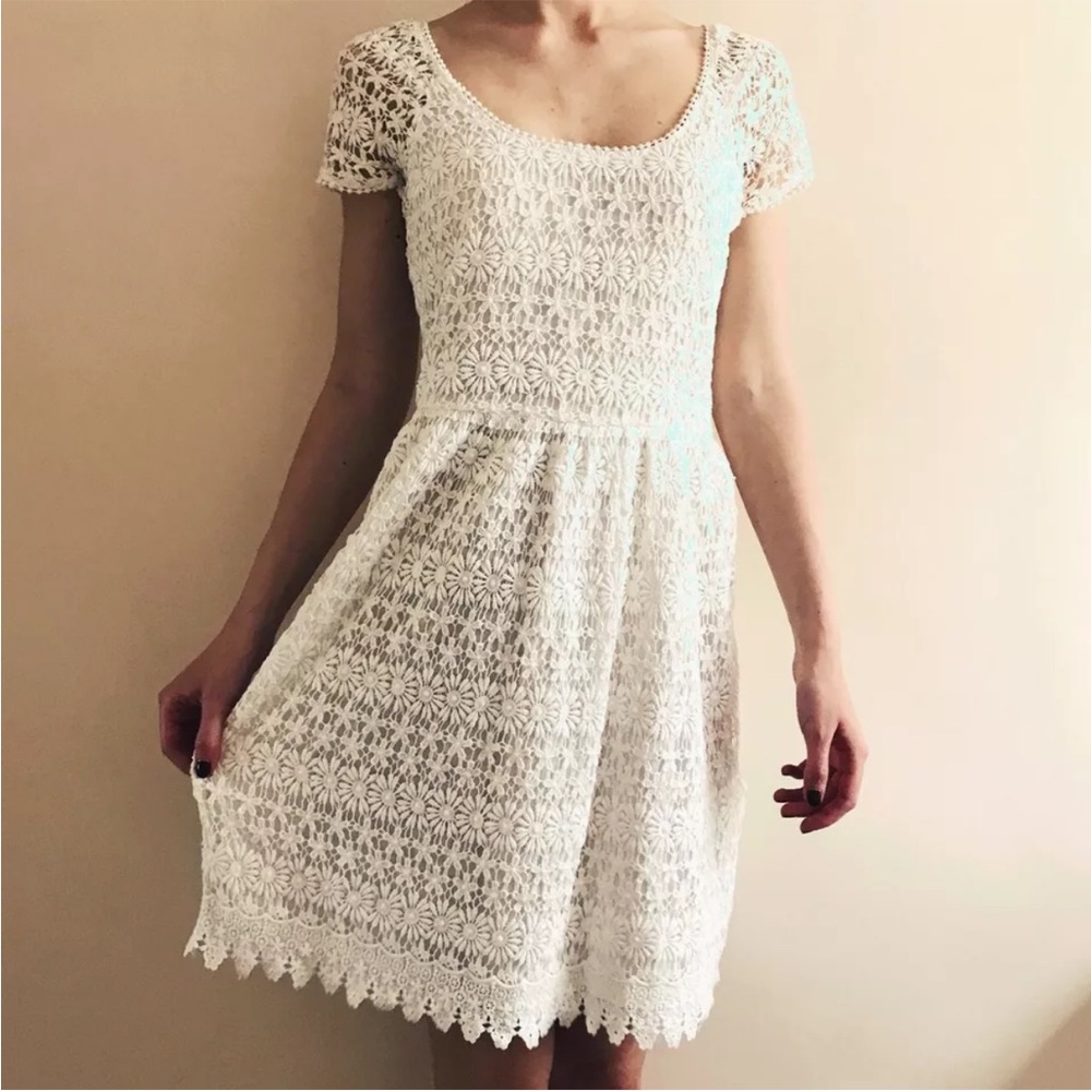 Zara floral crochet dress, 2 years main image 1